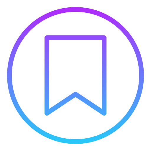 Bookmark Generic Gradient icon