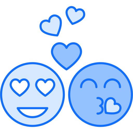 Emoji Generic Blue icon