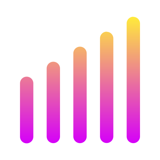 Signal Super Basic Rounded Gradient icon