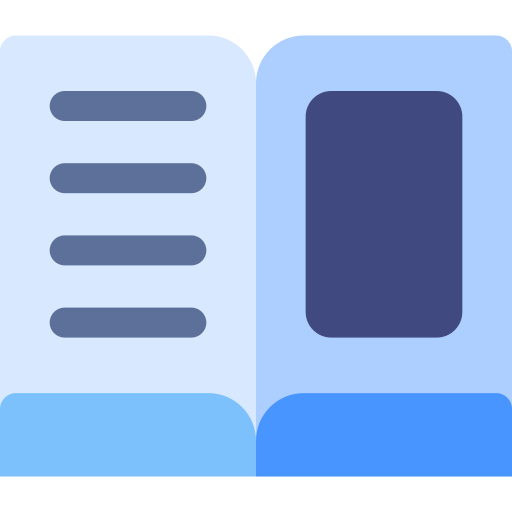 Open book Basic Rounded Flat icon