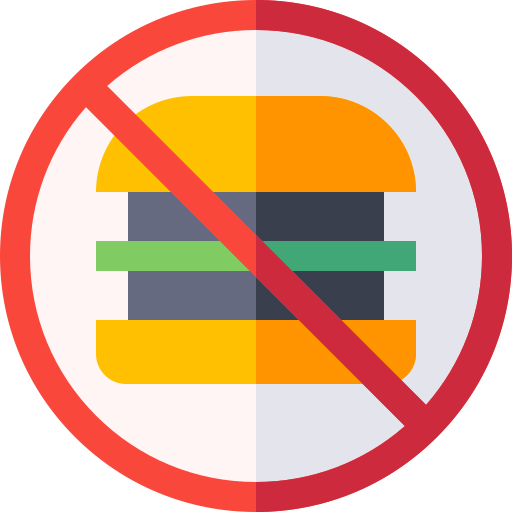 No food Basic Straight Flat icon