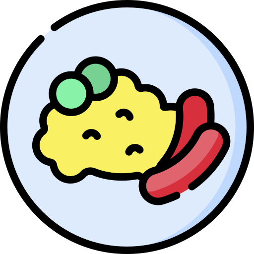 Scrambled eggs - Free food icons