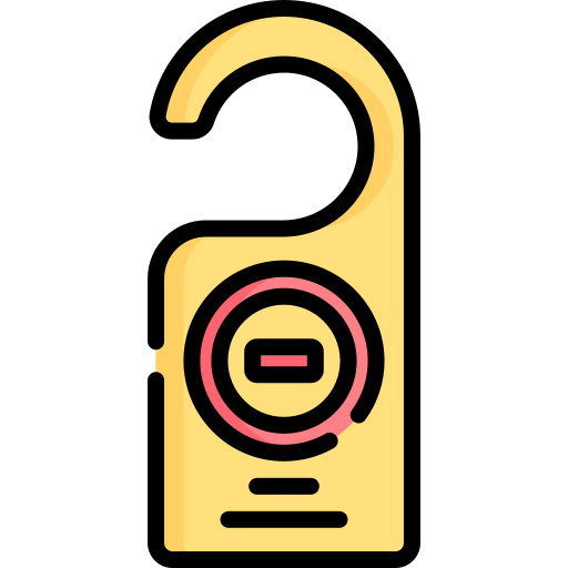 Colgador de puerta - Iconos gratis de señalización