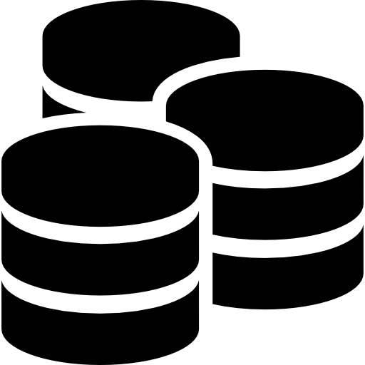Free Icon Three Databases Symbol