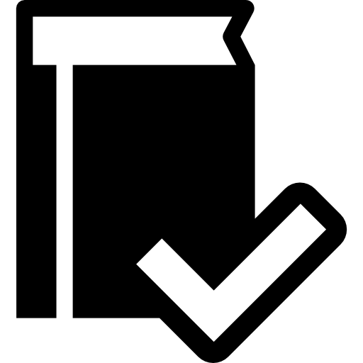 Book Verification Interface Symbol Free Interface Icons