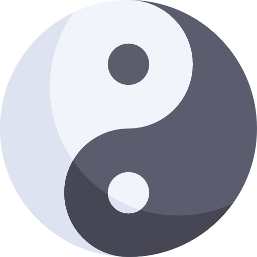 yin yang icono gratis