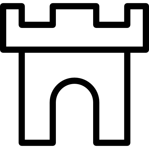 castillo icono gratis