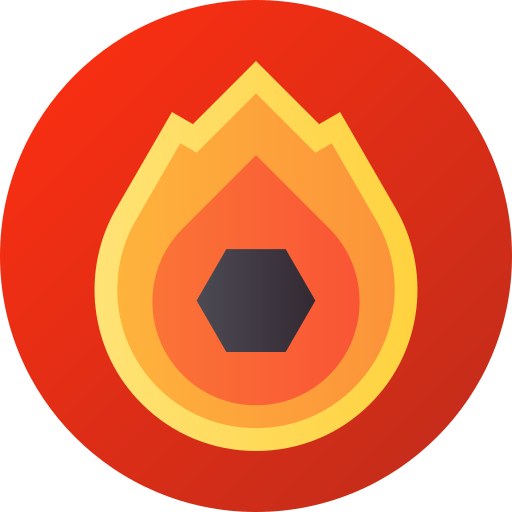 Burning free icon