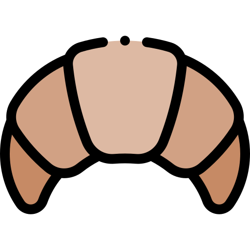 croissant grátis ícone croissant grátis ícone