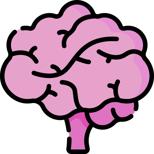 Human brain Special Lineal color icon