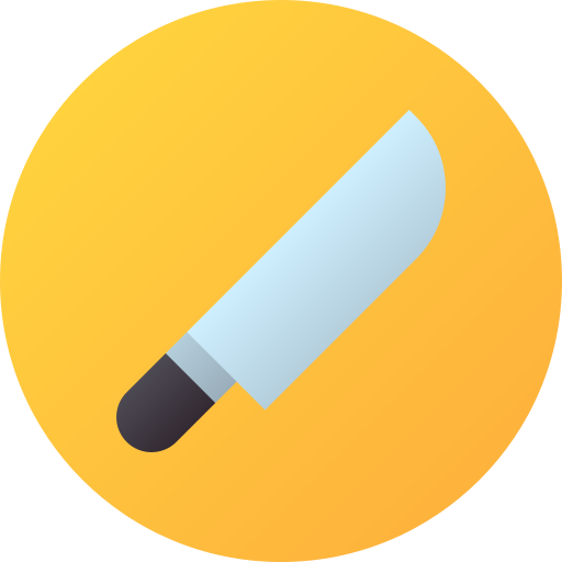 cuchillo de carnicero icono gratis