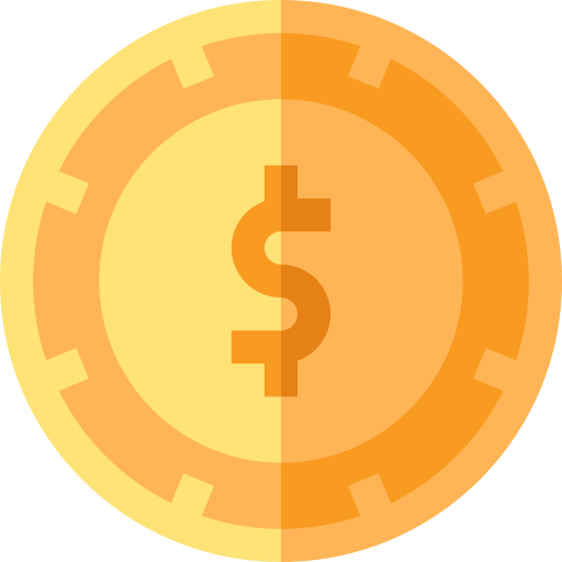 Coin Basic Straight Flat icon