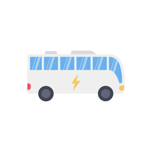 bus electrico icono gratis