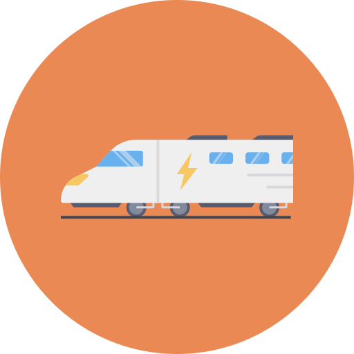 tren electrico icono gratis