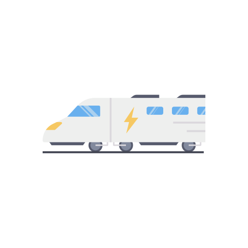 tren electrico icono gratis