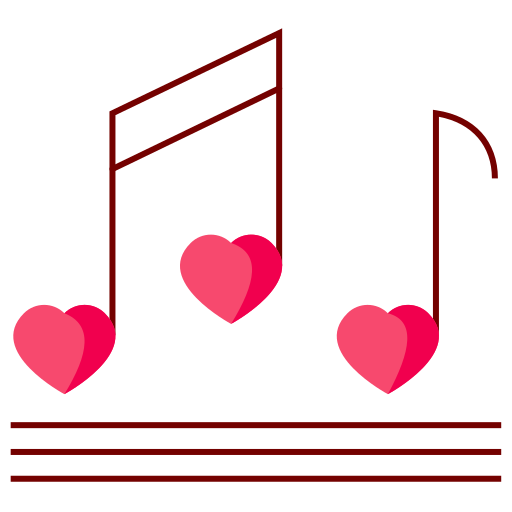 musica romantica icono gratis