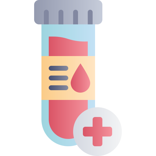 Blood Test Generic Flat Gradient Icon