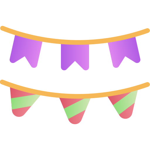 guirnaldas icono gratis