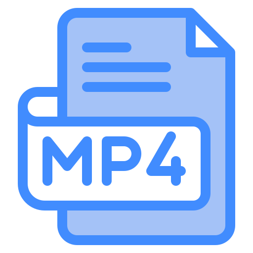 Mp4 free icon