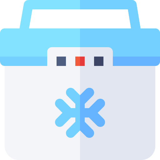 Portable fridge - Free holidays icons