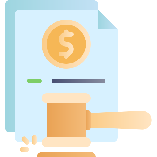 subasta icono gratis