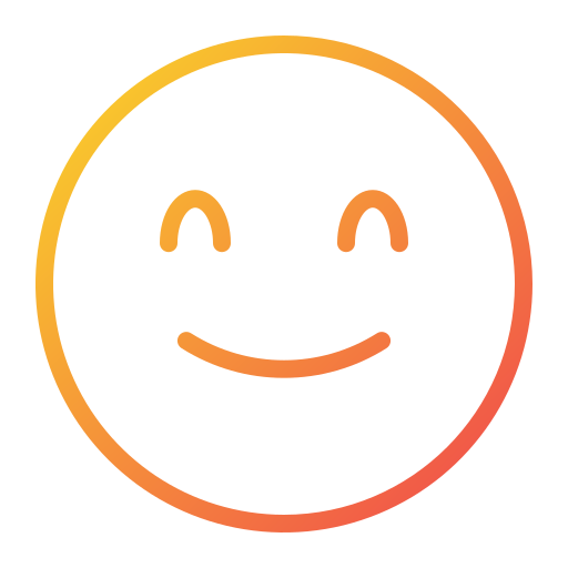 Smiling Generic Gradient icon