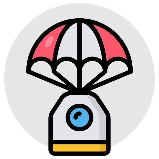 parachute Icône gratuit parachute Icône gratuit