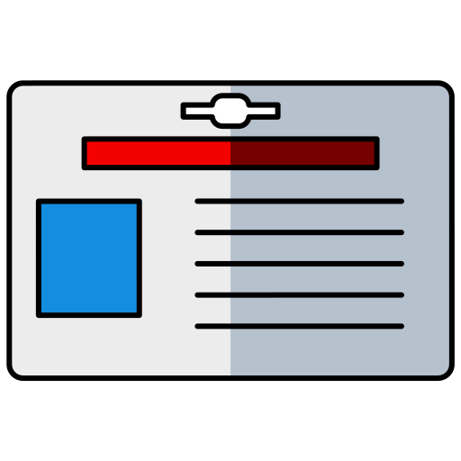 Identity card free icon