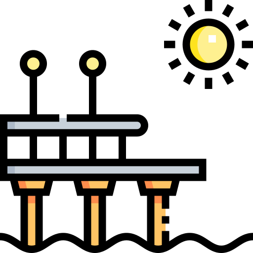 Pier free icon Pier free icon