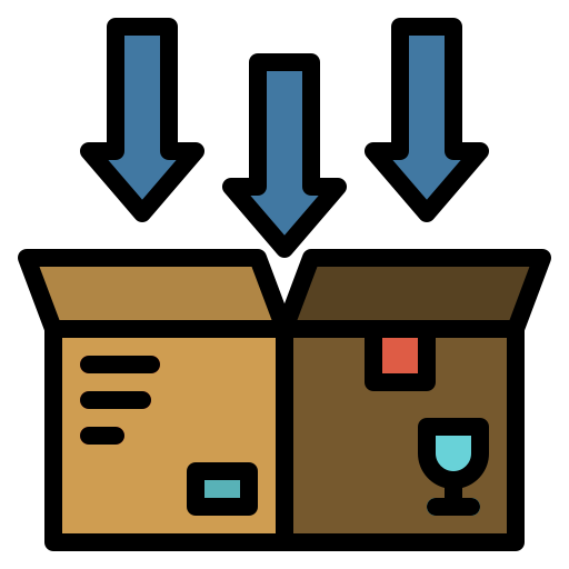 Packing free icon