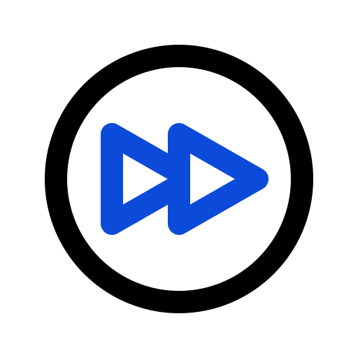 avance rápido icono gratis