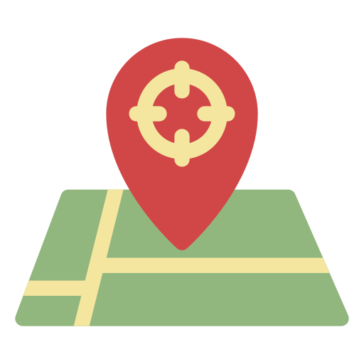 mapa y ubicación icono gratis