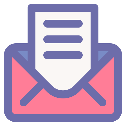 Email Generic Outline Color icon