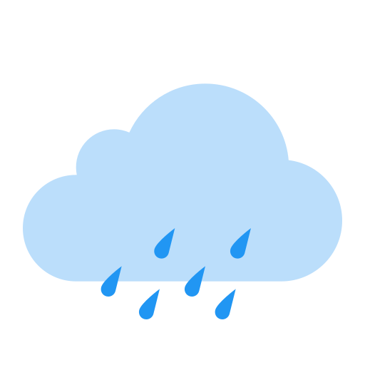 Drizzle Basic Straight Flat icon