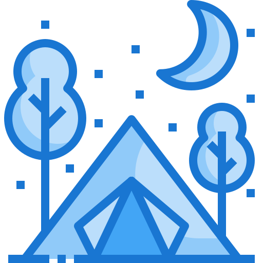 Camping Generic Blue icon