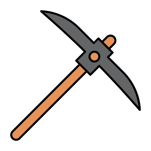 Pickaxe Generic Outline Color icon