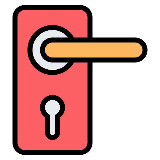 Door handle free icon