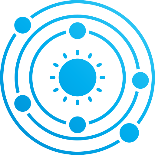 sistema solar icono gratis