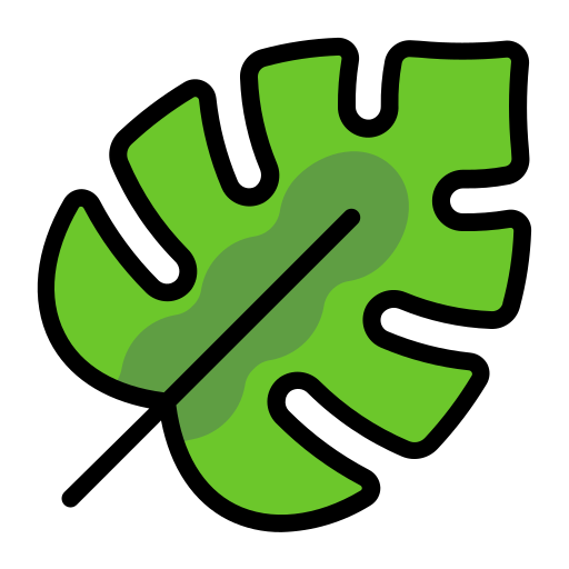 Monstera leaf free icon