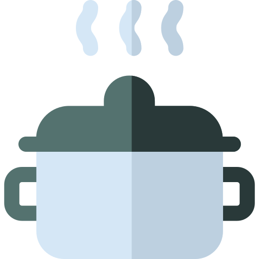 Cooking pot Basic Rounded Flat icon