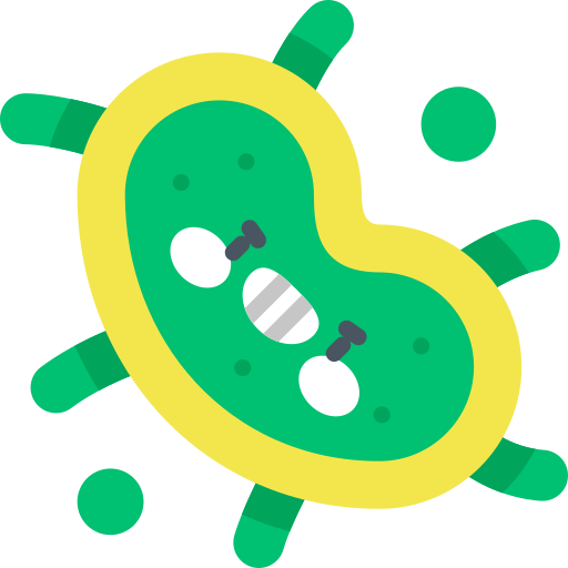 Bacteria free icon Bacteria free icon