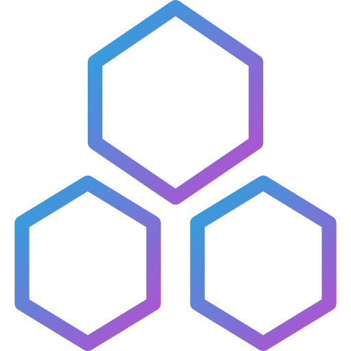 Hexagons free icon