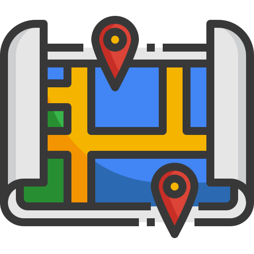 mapa icono gratis