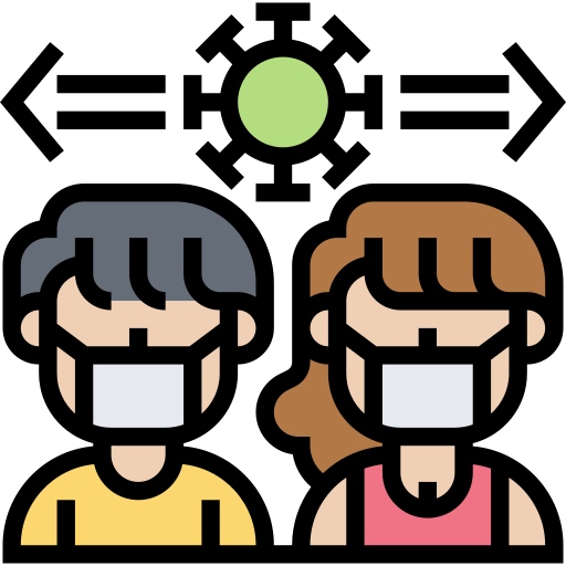 distanciation sociale Icône gratuit distanciation sociale Icône gratuit