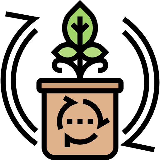 Biodegradable - free icon