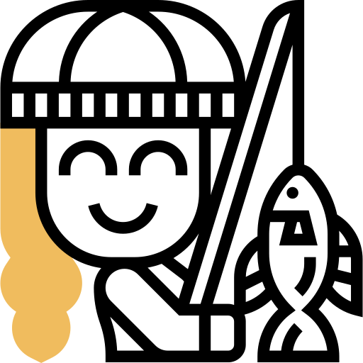 pescador icono gratis