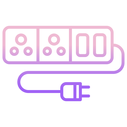 Socket Icongeek26 Outline Gradient icon