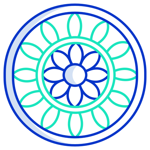 Mandala Icongeek26 Outline Colour icon