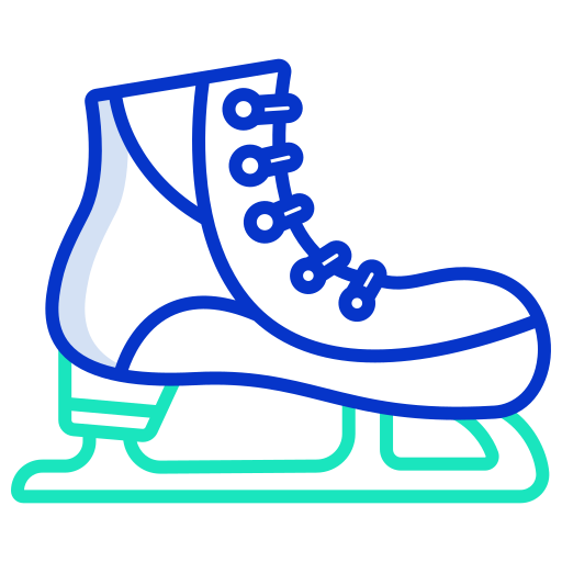 zapatos de patinaje sobre hielo icono gratis