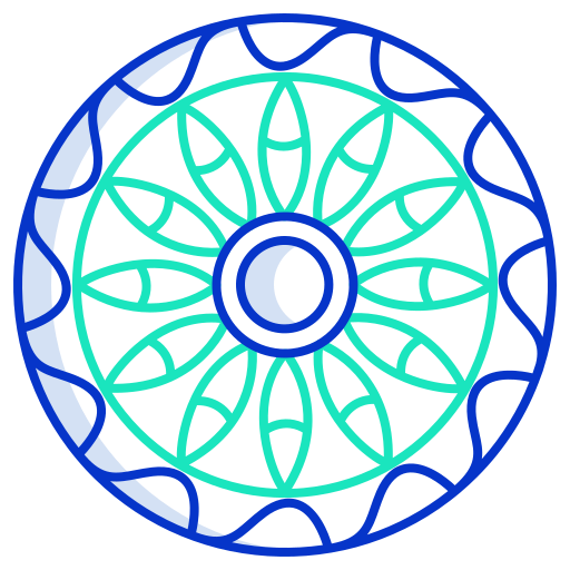 Mandala Icongeek26 Outline Colour icon